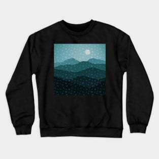 Green Mountain Starry Majesty Abstract Crewneck Sweatshirt